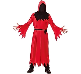 KIRMIZI ŞEYTAN KOSTÜMÜ BAY VE BAYAN UYUMLU HALLOWEEN  KOSTÜMÜ